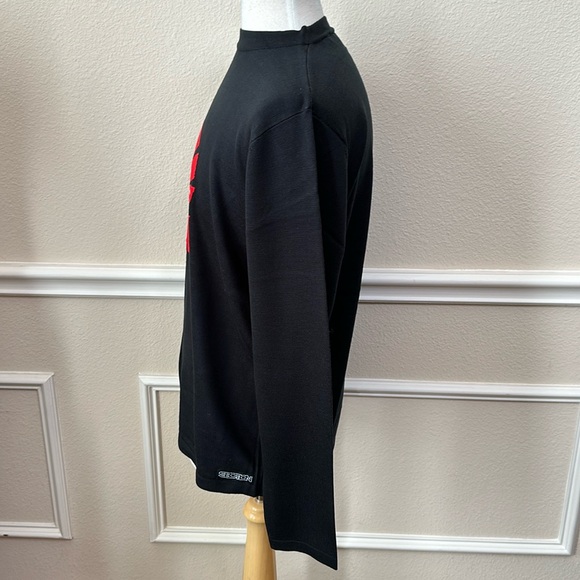 Spyder’s SECTION FINE GAUGE SWEATER - black/red - Picture 3 of 10